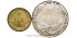 INDIA K-043y186  -10 y20 Paise 1971 - F.A.O. 2 piezas