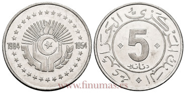 ARGELIA - K-114- 5 D. 1984 - SC, 