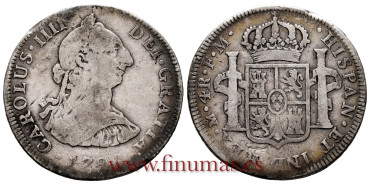 Cy12888.-CARLOS III - 4 Reales 1790 Madrid FM.-BC 