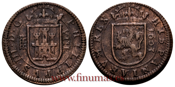 Cy04122.- FELIPE III - 8 Maravedís 1603 Segovia - MBC+/EBC