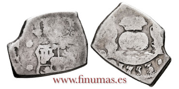 Cy09692.-FERNANDO VI - 2 Reales 1753 Guatemala J - 