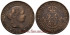 Cy15884.-ISABEL II - 5 Centimo de Escudo 1868 Segovia - MBC