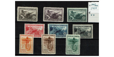 Edifil 0792/800 - 1938, NUEVO SIN CHARNELA