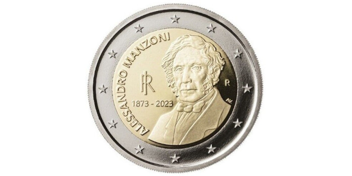 2 EUROS CONMEMORATIVOS ITALIA 2023 "ALESSANDRO MANZONI"