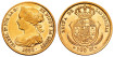 Cy16456.- ISABEL II 100 REALES 1857 BARCELONA. M.B.C - GOLD