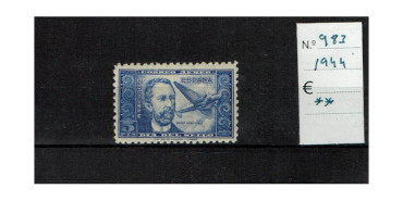 Edifil 0983 - 1944, NEW WITHOUT BADGE, very good centred, very good quality