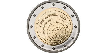 2 EURO COMMEMORATIVE SLOVENIA 2023 "JOSIP PLEMELJ" COINS