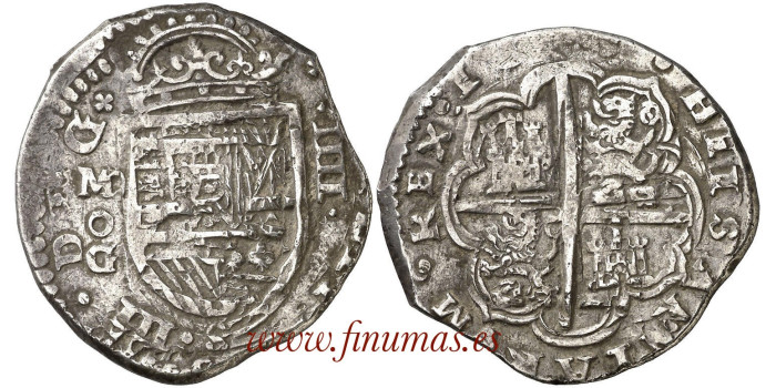 Cy04566.- Philip III - 4 REALES 1620 MADRID G. MBC