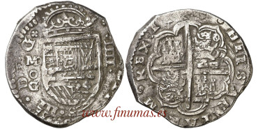 Cy04566.- Felipe III - 4 REALES 1620 MADRID G. MBC