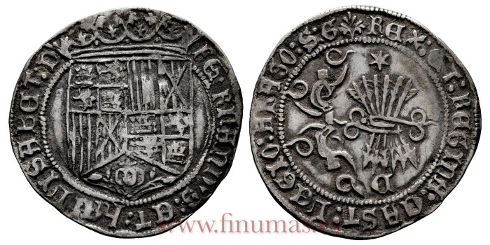 Cy02512 -REYES CATOLICOS 1 REAL N.D. CUENCA. SIN MARCAS/*C