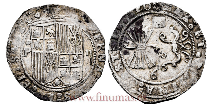Cy02632 -REYES CATOLICOS 2 REALES N.D. SEGOVIA