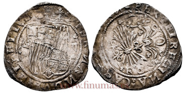 Cy02624 -REYES CATOLICOS 2 REALES  N.D. GRANADA. R Y ARMIÑO 