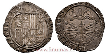 Cy02583 -REYES CATOLICOS 1 REAL N.D. SEVILLA. ESTRELLA 8 PUNTAS
