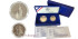 ESTADOS UNIDOS - K-212/214 - Estuche  1/2 y 1  DOLLAR Centenario Estatua Libertad - PLATA