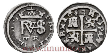 Cy05635.-FELIPE IV - 1/2 ReaL 1633 Sevovia P.-MBC- 