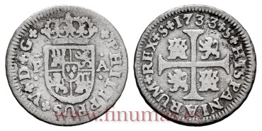 Cy07703.-FELIPE V - 1/2 Real 1732 Sevilla P.A .-BC