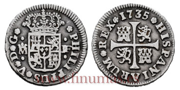 Cy07712-3.-FELIPE V - 1/2 Real 1735 Madrid J.F .-MBC-