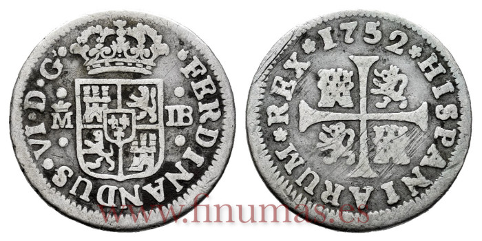 Cy09492-2.-FERNANDO VI - 1/2 Real 1792 Madrid J.B.-MBC-