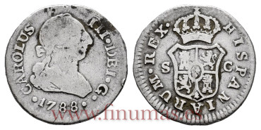 Cy10480.-CARLOS III - 1/2 Real 1788 Sevilla C.-BC