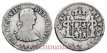 Cy14202.-FERNANDO VII - 1/2 Real 1809 Mexico T.H.- BC