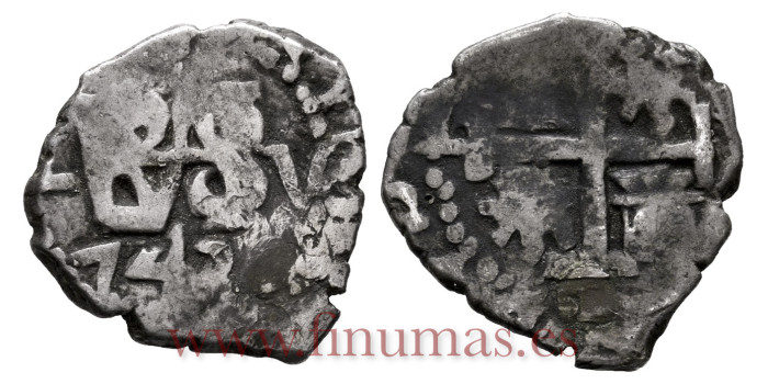 Cy07759.-FELIPE V - 1/2 Real 1743 Lima V. - BC+
