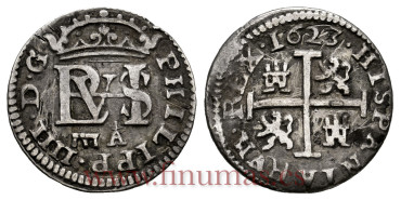Cy05313.-FELIPE IV - 1/2 ReaL 1623 Sevovia A.-MBC