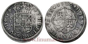 Cy07884.-FELIPE V - 1 Real 1726 Cuenca J.J.-MBC