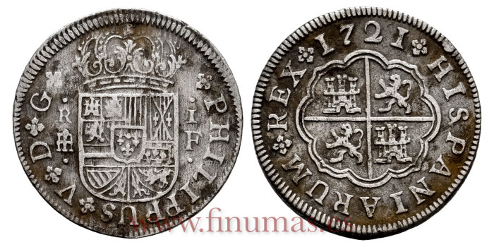 Cy07867-1.-FELIPE V - 1 Real 1721 Segovia F.-MBC