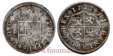 Cy07867-1.-FELIPE V - 1 Real 1721 Segovia F.-MBC