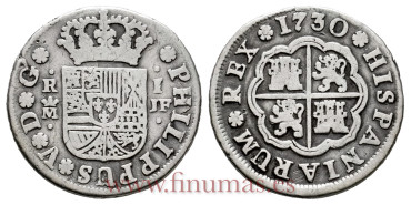 Cy07919.-FELIPE V - 1 Real 1730 Madrid J.F.-MBC-