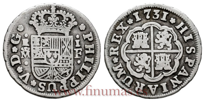 Cy07926.-FELIPE V - 1 Real 1731 Madrid F.-MBC