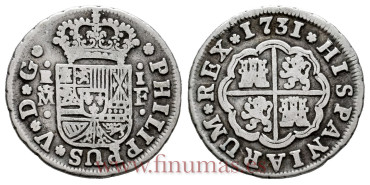 Cy07926.-FELIPE V - 1 Real 1731 Madrid F.-MBC