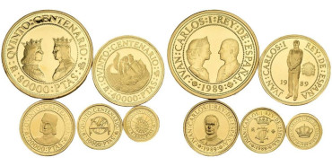 1989 - V CENTENNIAL COMPLETE SERIES - GOLD (52'3gm)