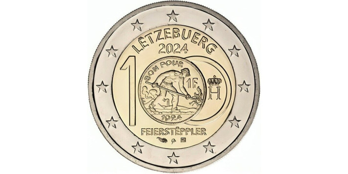 2 EURO COMMEMORATIVE LUXEMBOURG 2024 "FEIERSTËPPLER" (2 EURO)