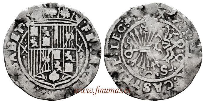 Cy02564 -REYES CATOLICOS 1 REAL N.D. SEVILLA. X-X.