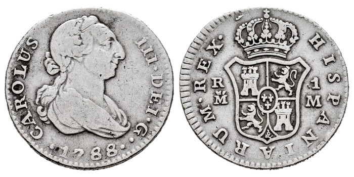 Cy10682.-CARLOS III - 1 Real 1788 Madrid M.-MBC-
