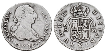 Cy10682.-CARLOS III - 1 Real 1788 Madrid M.-MBC-