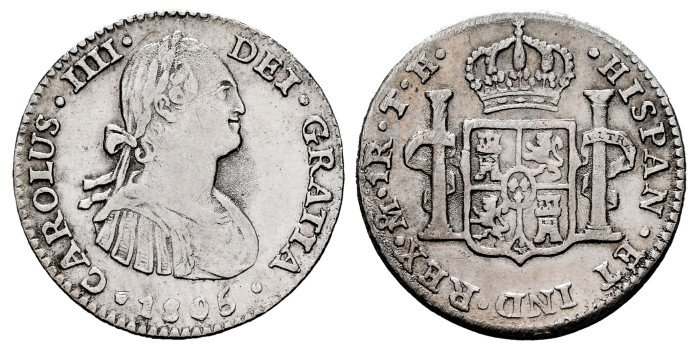 Cy12683.-CARLOS IV - 1 Real 1806 Mexico T.H.- MBC+