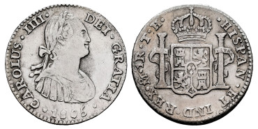Cy12683.-CARLOS IV - 1 Real 1806 Mexico T.H.- MBC+