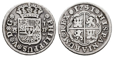 Cy08000.-FELIPE V - 1 Real 1741 Madrid J.F .-BC+