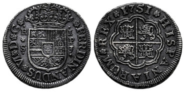 Cy09540.-FELIPE V - 1 Real 1751 Sevilla P.J.-EBC-