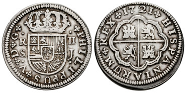 Cy08256-1.-FELIPE V - 2 Realesl 1721 Sevilla J.-MBC+