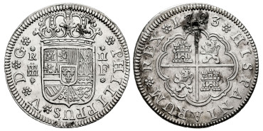 Cy08174.-FELIPE V - 2 Real 1723 Segovia F.- EBC