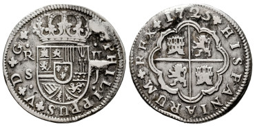 Cy08196.-FELIPE V - 2 Real 1725 Sevilla J.-MBC-