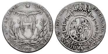 Cy14529.-FERNANDO VII -Medalla proclamacion modulo 2 Reales 1808.- MBC-