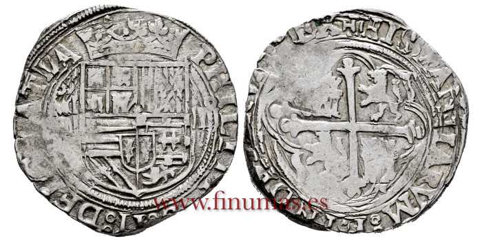 Cy03572-2.- FELIPE II - 4 Reales Mexico -O.  MBC