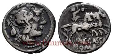 REPUBLICA- CASSIA  126 a.c. Denario