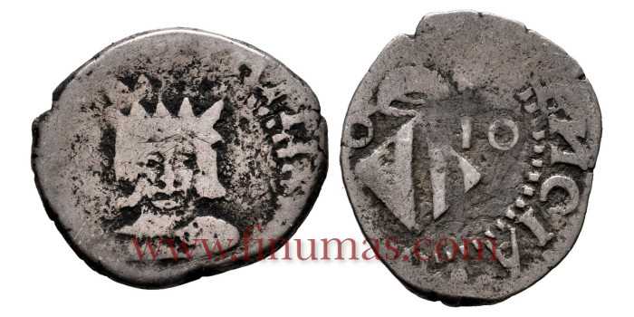 Cy04287.-FELIPE III - DIECIOCHENO 1610 VALENCIA - BC