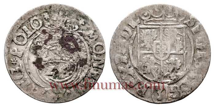 POLONIA - K-010 - 3 Polker Sigismund III Vasa 1626 - BC