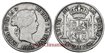 Cy16246.-ISABEL II - 50 Ctm. Peso 1868  Manila.-MBC-